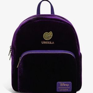 Loungefly Velvet Ursula Mini Backpack